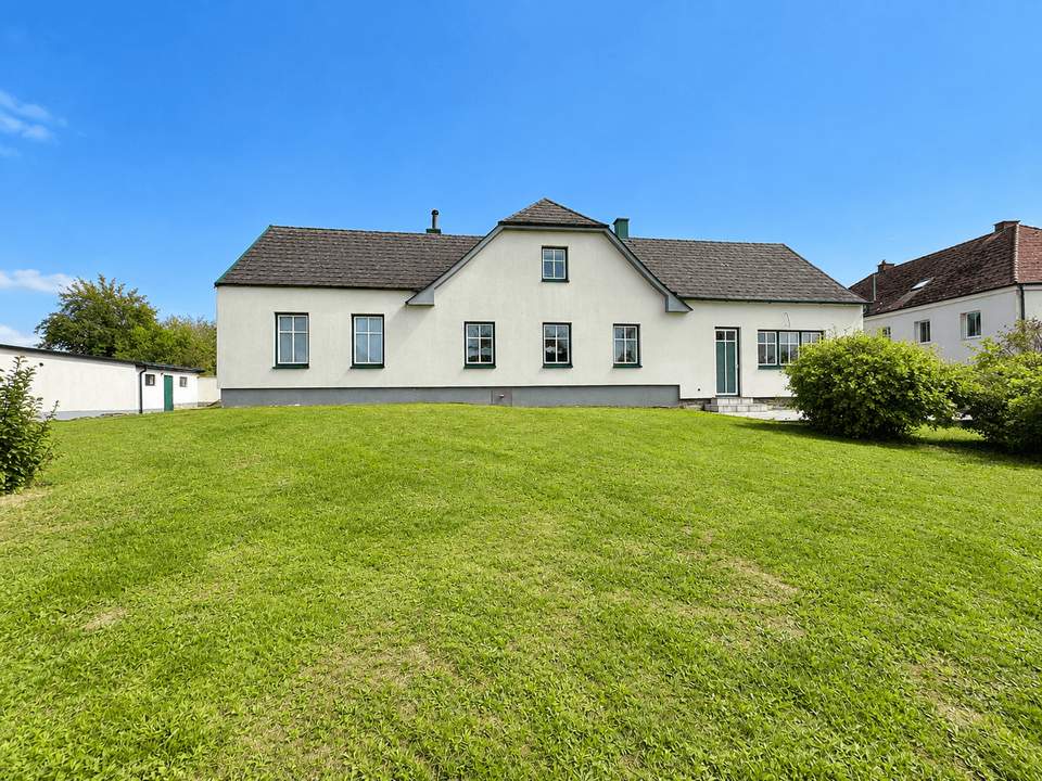 Familienfreundliches Einfamilienhaus mit großem Garten und viel Platz in Göpfritz an der Wild