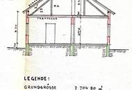 Kleines Haus mit großem Grundstück