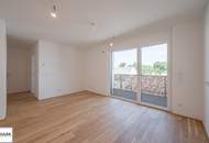 Wohnen im Bel Atrium: Zwei Zimmer Neubau Wohnung mit Balkon, inkl. Stellplatz und vielen Extras