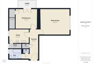 Helle 2-Zimmer-Mietwohnung mit Loggia und Garagenplatz!