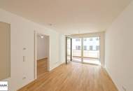 Ab 1.8.: hochwertige 2 Zimmer Neubauwohnung mit Loggia (Abendsonne), Bad mit Dusche & Badewanne!