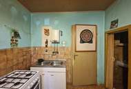 SANIERUNGSBEDÜRFTIGES LANDHAUS MIT KLEINEM HOLZSCHUPPEN UND RUHIGEM INNENHOF AN DER WAGRAMKANTE MIT KLEINEM WEINKELLER FÜR 1-2 PERSONEN