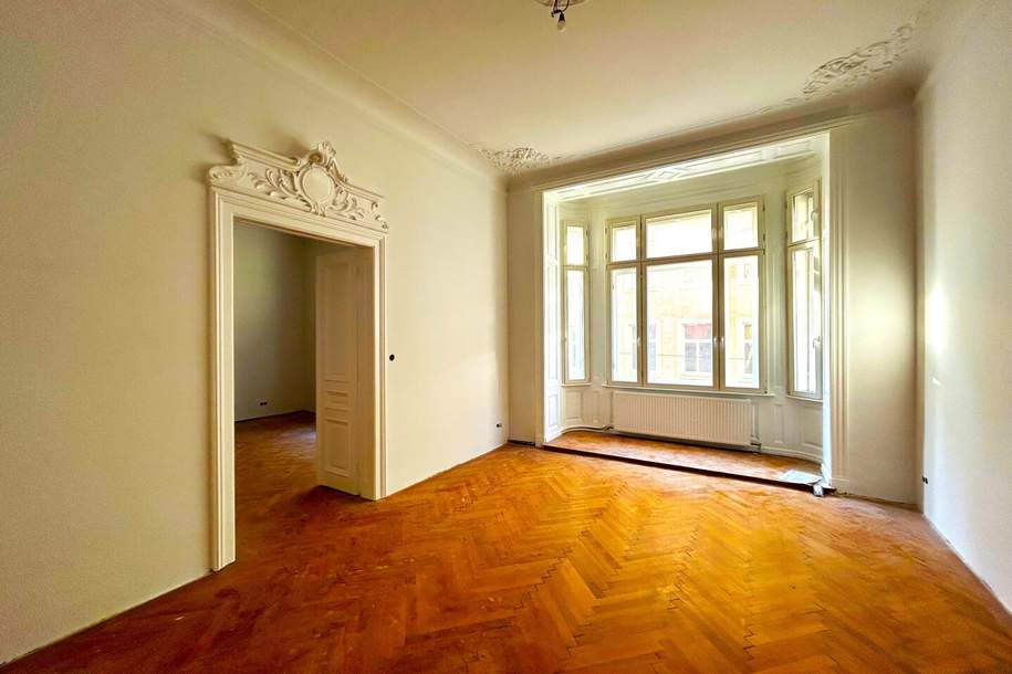 herrschafticher Altbau im Gründerzeithaus Nähe Naschmarkt II Zwischen Margaretenstraße und Wiedner Hauptstraße, Wohnung-kauf, 1.299.000,€, 1040 Wien 4., Wieden