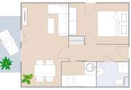 Moderne Neubauwohnung mit Balkon in zentraler Lage