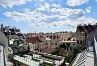 LUXURIÖSE DG-WOHNUNG MIT GROSSER TERRASSE UND KLIMAANLAGE NÄHE POSTSPORTPLATZ