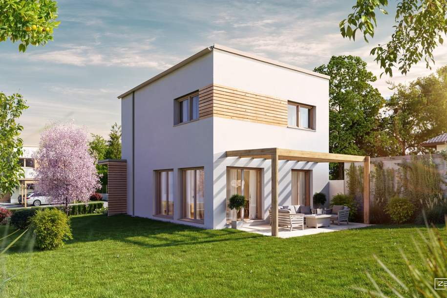 Neues Einfamilienhaus in Steinbrunn: Modernes Wohnen mit Garten und Terrasse! | ZELLMANN IMMOBILIEN, Haus-kauf, 419.000,€, 7035 Eisenstadt-Umgebung
