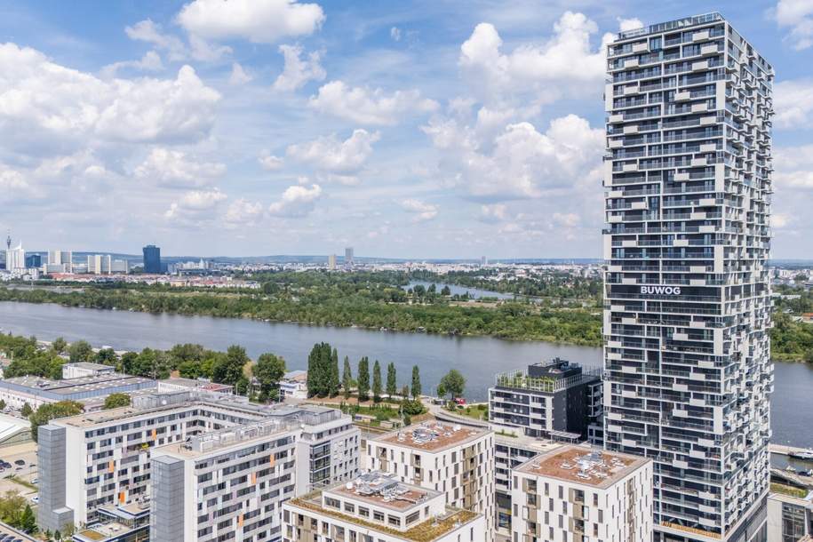 Marina Tower – Wohnen im 37. Stock mit Blick auf die Stadt, Wohnung-kauf, 1020 Wien 2., Leopoldstadt