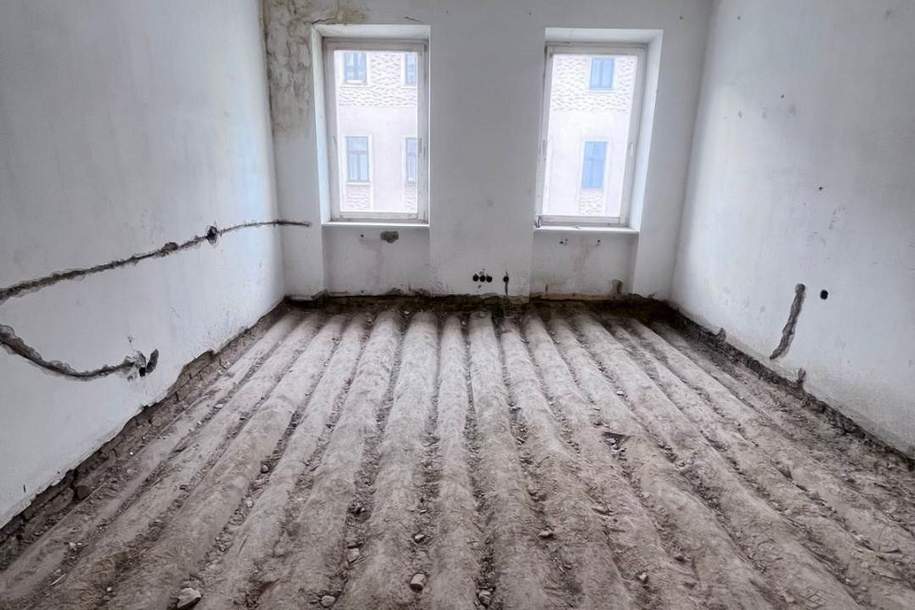 In Top-Lage Meidlings | Entkernte Altbauwohnung in saniertem Altbau | Gestalten nach Wunsch, Wohnung-kauf, 99.000,€, 1120 Wien 12., Meidling