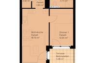 Neubau 2-Zimmer-Wohnung inkl hochwertiger Markenküche, Außenfläche und Kellerabteil / K2-07