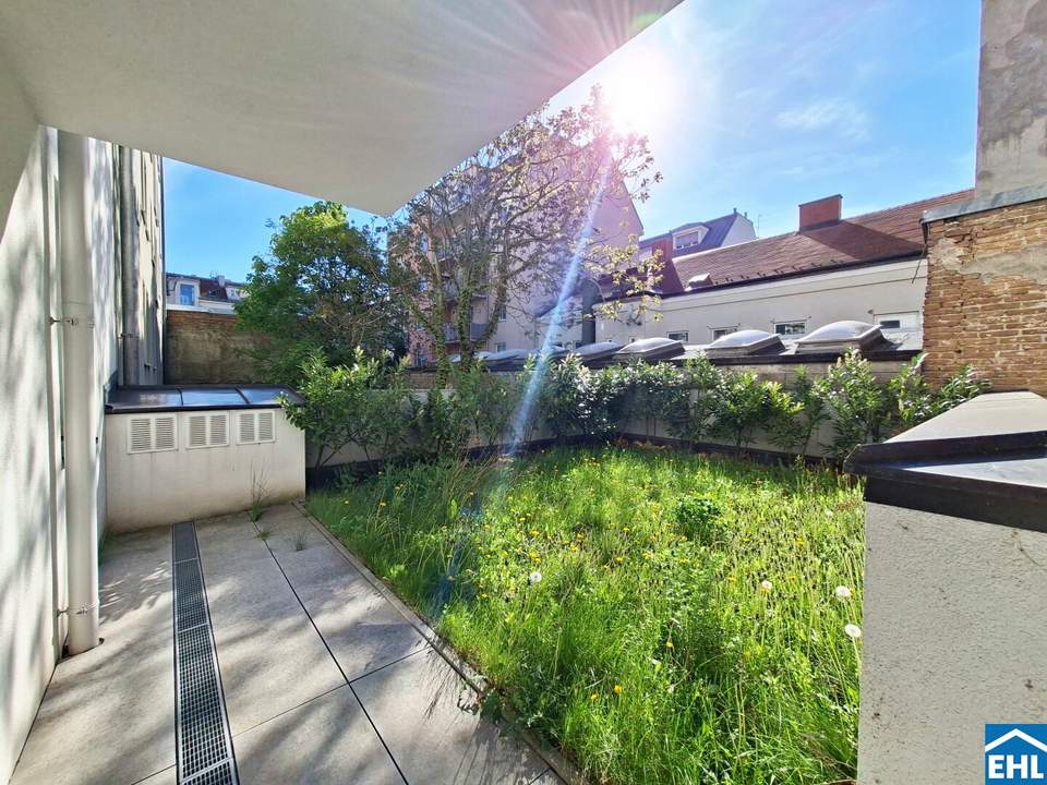 1-Zimmerwohnung mit Garten &amp; Terrasse in den ruhigen Innenhof! U-Bahn Nähe!