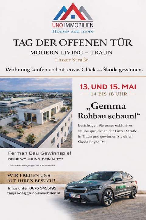 🚗 Jetzt Wohnung sichern & Traumauto gewinnen! 🏡 Modern Living - Wohnen mit Penthouse-Feeling im Stadtzentrum Traun Top 12
