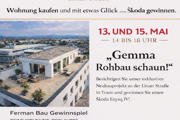 🚗 Jetzt Wohnung sichern &amp; Traumauto gewinnen! 🏡 Modern Living - Wohnen mit Penthouse-Feeling im Stadtzentrum Traun Top 12, Wohnung-kauf, 389.000,€, 4050 Linz-Land