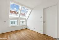 ERSTBEZUG mit DACHTERRASSE | Traumhafter Fernblick | DG-Maisonette Nähe Alte Donau | Teils hofseitig | Fernwärme | TG-Stellplatz optional | Ideal für Anleger oder Eigennutzer | Nachhaltiges Projekt