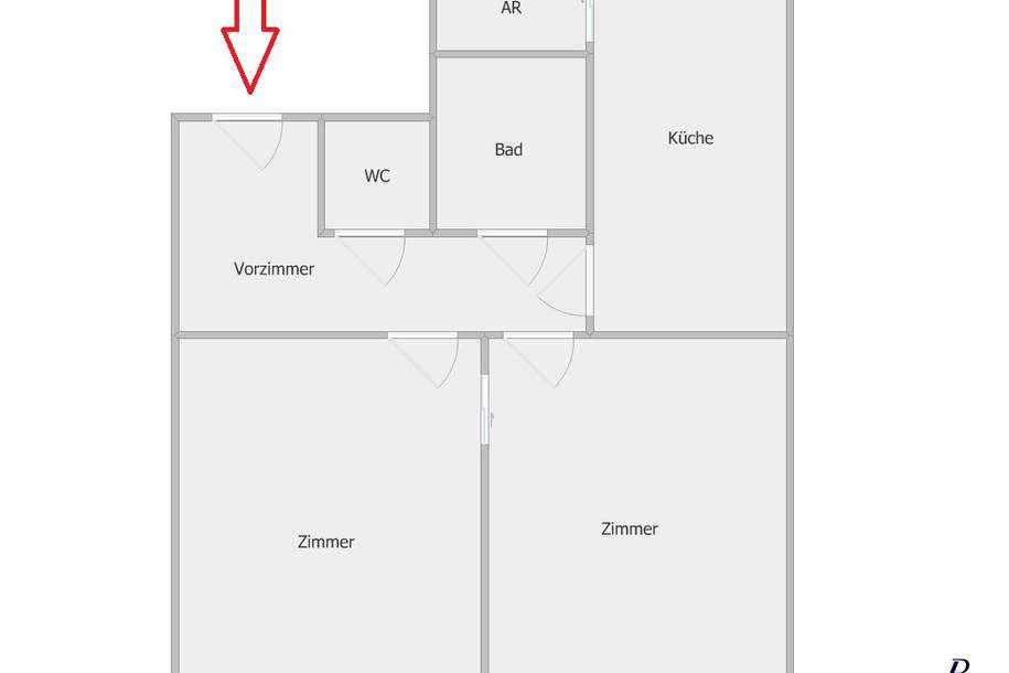 Zentrale 2 Zimmerwohnung - U3 Enkplatz ums Eck!, Wohnung-kauf, 198.000,€, 1110 Wien 11., Simmering