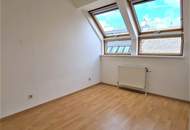 DACHGESCHOSS, AUGARTEN-NÄHE, 87 m² Maisonette mit 10 m2 Terrasse, Wohnküche, 2 Zimmer, Galerie, 2 Bäder, Rembrandtstraße