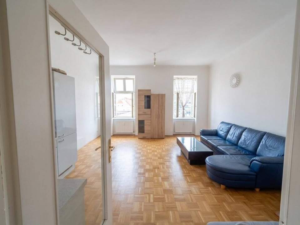 Graz-Zentrum: Rendite ab Tag eins: Schön, sauber, gut aufgeteilte, 2-Zimmer im 2.OG, Top 10 mit 59m² um € 130.000,- netto für Anleger oder € 140.000,- für Endverbraucher