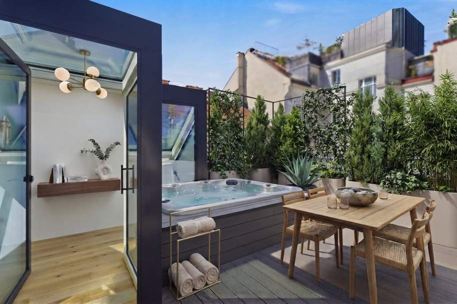 ++ TRAUMHAFTE DG Maisonette ++ mit ZWEI TERRASSEN, Wohnung-kauf, 1.699.000,€, 1070 Wien 7., Neubau