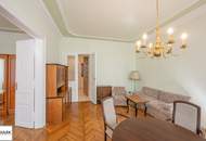 ab 01.05.2026: teilmöblierte 2-Zimmer-Altbau-Wohnung (partly furnited one bedroom apartment) in zentraler & ruhiger Lage