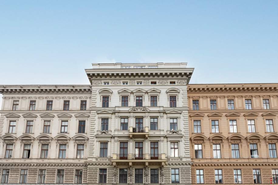 ALTBAUWOHNUNG IN ELEGANTEM HAUS / Blick auf Volkstheater und MQ / Sanierungsbedürftig, Wohnung-kauf, 2.290.000,€, 1010 Wien 1., Innere Stadt