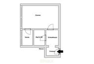 Charmantes 1 Zimmer Appartement im 5 Stock mit Fernblick