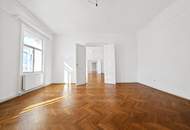 Stilaltbauwohnung mit 45m² Wohnsalon | Nähe Naschmarkt und 1. Bezirk | unbefristet | sehr hell im 4. Liftstock | Wohn- und Bürokombination möglich