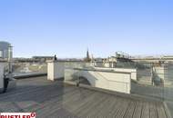 DACHGESCHOSSTRAUM IN TOP-CITYLAGE | PIVATER LIFTAUSSTIEG | FERNBLICK AUS DEM WHIRPOOL GENIEßEN