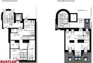 Dachgeschosswohnung in Fertigstellung | Wohnen auf 2 Etagen mit Terrasse | Besltage Meidlings