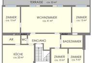 Großzügige 5-Zimmer-Wohnung mit Fernblick im Zentrum von Leobendorf!