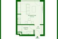 Grünblick für die Seele - Cashflow fürs Konto! Kleine Wohnung - Große Freude! Großer, hofseitiger Balkon + Blick ins Grüne + Komplette Ruhelage + Energieeffizienz + Perfekte Anbindung und Nahversorgung! Jetzt zugfreifen!