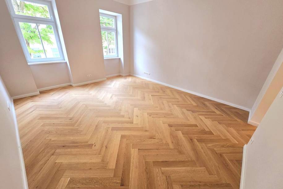 Stilvoll / Klein / Kompakt! Ruhige Seitengasse + U-Bahn um´s Eck + Blick ins Grüne + Viel Platz auf wenigen Quadratmetern + Hochwertige Ausstattung + Flügeltüren! Jetzt zugreifen!, Wohnung-kauf, 245.000,€, 1130 Wien 13., Hietzing