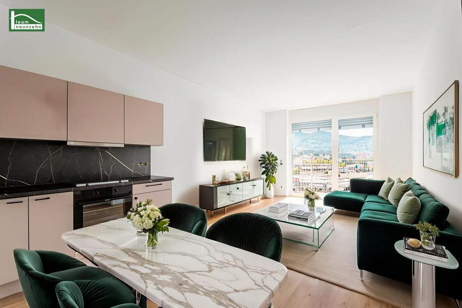 Urbaner Wohntraum über den Dächern von Graz – Sichern Sie sich Ihre Erstbezugswohnung mit Weitblick, Wohnung-miete, 564,01,€, 8020 Graz(Stadt)