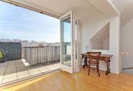 Möblierte Dachmaisonette mit 3 Schlafzimmern und sonniger Terrasse nahe Rochusmarkt - FULLY FURNISHED &amp; AC