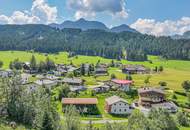 Baugrundstück mit Einfamilienhaus-Planstudie