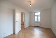 Neuwertige Zwei-Zimmer-Altbau-Wohnung nächst Naschmarkt! Herrliche Terrasse und Loggia in absolute Ruhelage!