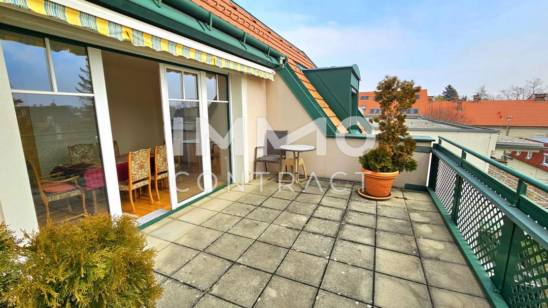 Exklusive, teilmöblierte Dachterrassenwohnung im Zentrum von Baden - Ruhelage - inkl. Tiefgarage
