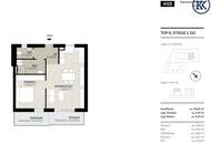 U1-Anbindung &amp; Urbaner Rückzugsort: 49 m² DG-Apartment mit 11 m² Privatterrasse – Sofort beziehbar!