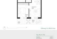 Moderner Wohnkomfort in gepflegter Grünlage – Gut geschnittene 2-Zimmer-Wohnung mit Balkon!