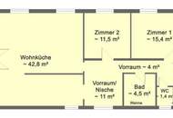 Sehr gepflegte 3-Zimmer Dachwohnung mit Terrasse in Grünlage in Neuwaldegg