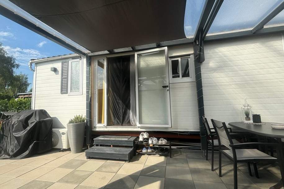 +++ Idyllisches Ferienhaus auf Pachtgrund ( NEUWERTIG ) in Oggau am Neusiedler See – Ihr Rückzugsort für nur 48.500 € +++, Haus-kauf, 48.500,€, 7063 Eisenstadt-Umgebung