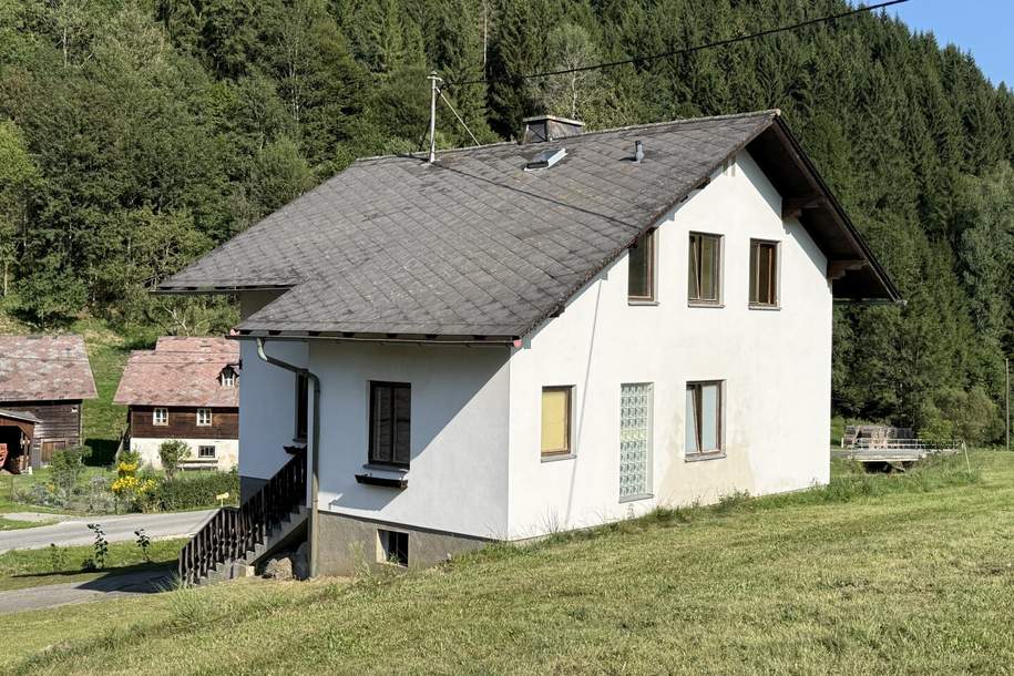 *** Für Macher und Individualisten – 140m² Wohnfläche mit guter Baustruktur und großem Entwicklungspotenzial ***, Haus-kauf, 128.000,€, 8653 Bruck-Mürzzuschlag