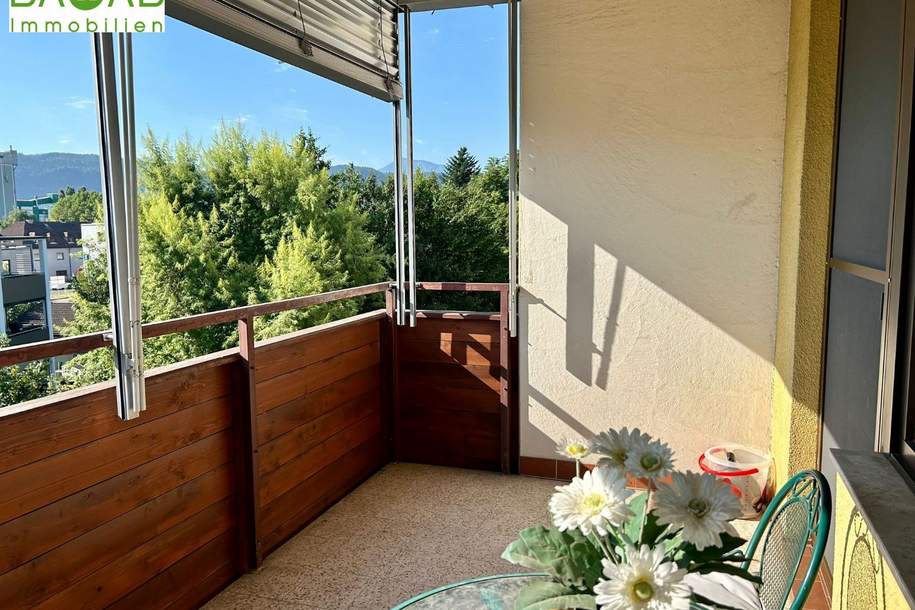 Helle Wohnung mit Loggia, Grünblick & Top-Lage in St. Martin/Waidmannsdorf, Wohnung-kauf, 289.900,€, 9020 Klagenfurt(Stadt)