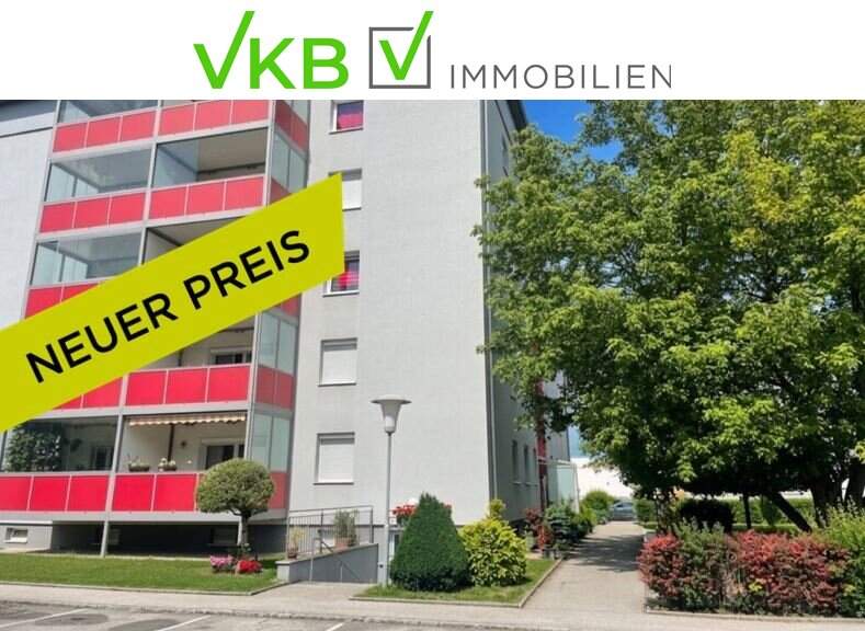 Traumhafte Ruhelage in Enns: Charmante 4-Zimmer-Wohnung mit Loggia und Panoramablick