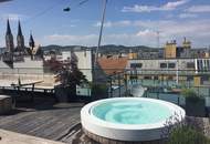 Exklusives 3-Zimmer Penthouse mit Whirlpool, Nähe Nußdorfer Straße