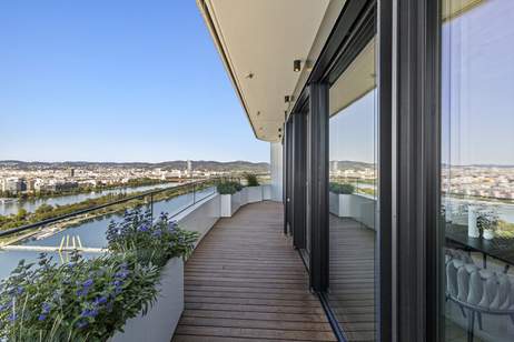 WOLKENKRATZER an der DONAU ++ DREI Zimmer mit Skyline-View, Wohnung-kauf, 1.799.000,€, 1220 Wien 22., Donaustadt