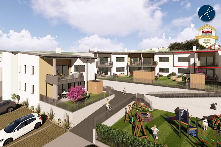 3-Zimmer Wohnung mit großzügigem Balkon, Wohnung-miete, 1.256,60,€, 3552 Krems(Land)