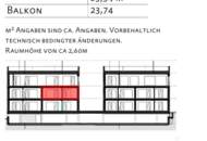 Erstbezug! 3-Zimmer-Mietwohnung mit Balkon – für lichtdurchflutetes Wohnen