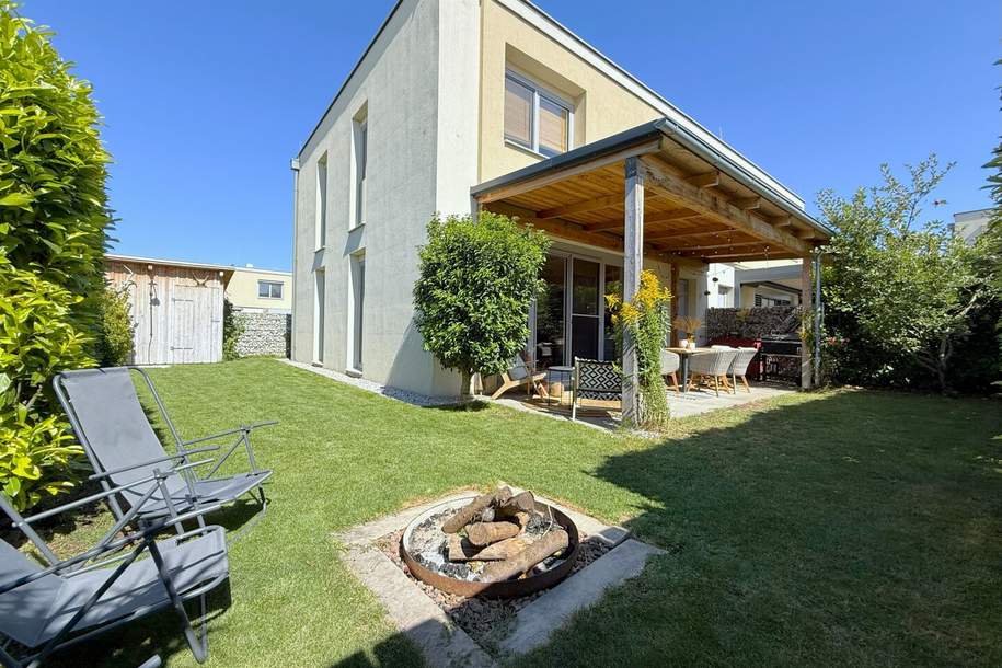 Schnell zugreifen! Moderne Doppelhaushälfte mit Terrasse, Garten &amp; vielen Extras in familienfreundlicher Lage in Mitterndorf an der Fischa – nur wenige Kilometer von Wien entfernt!, Haus-kauf, 449.000,€, 2441 Baden
