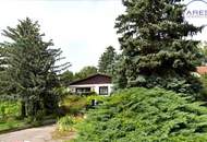 Bungalow auf großem Grundstück nahe Hausleiten - inmitten Natur pur und herrlichem Weitblick!