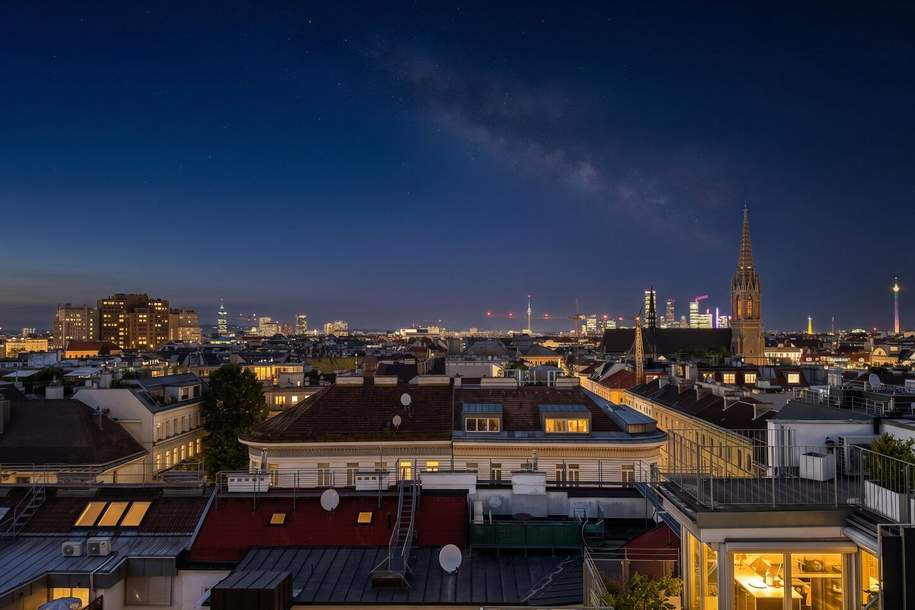 Private Penthouse Residenz mit Skyline View über Wien nächst Stadtpark, Wien Mitte und Rochusmarkt!, Wohnung-kauf, 1.079.000,€, 1030 Wien 3., Landstraße