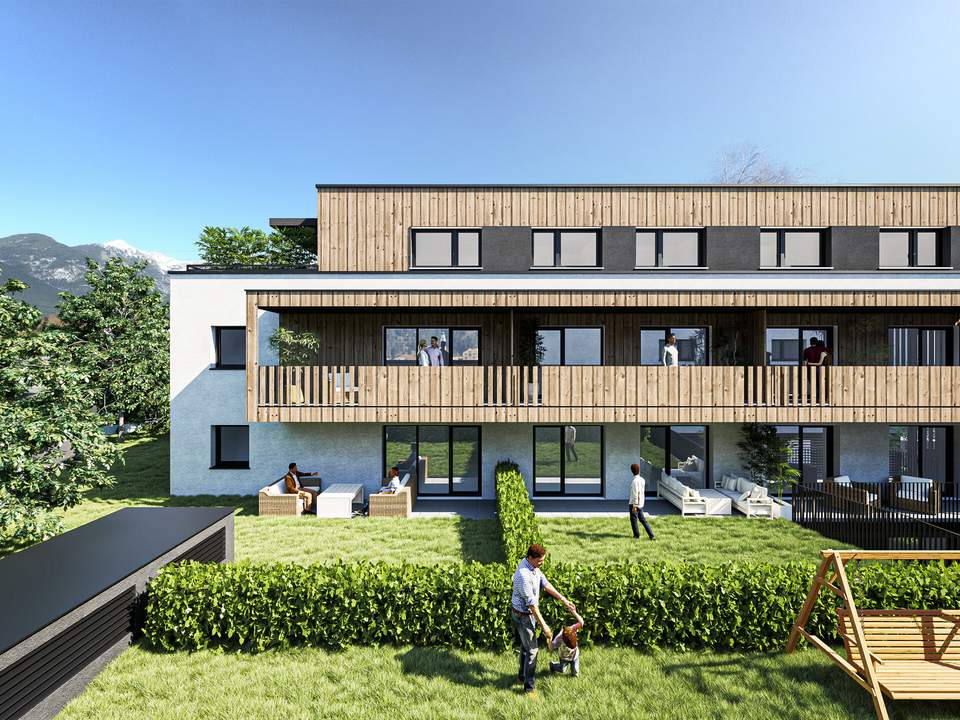 Exklusiv und wertbeständig! Moderne 2-Zimmer-Neubauwohnung mit Terrasse in Oberperfuss zu kaufen